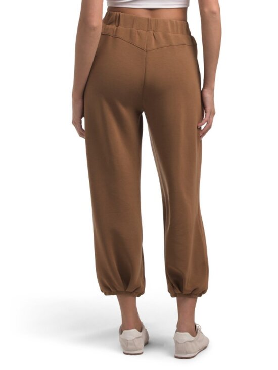 NEW DEMOCRACY Petite Ab Pull On Joggers IN Nutmeg for women 1125 3t2 - Picture 2 of 3
